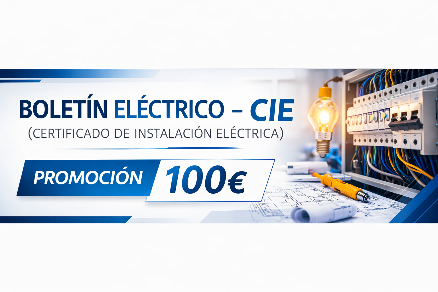 Boletín eléctrico por 100€